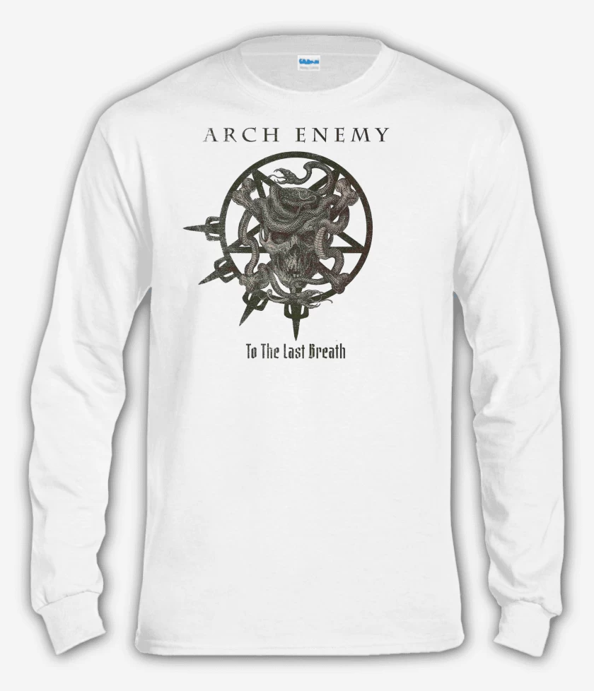 Polera manga larga Blanco de Arch Enemy To the Last Breath