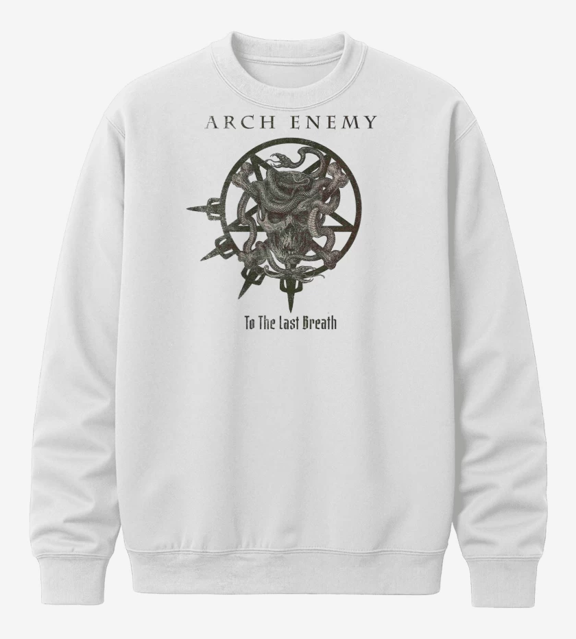 Poleron polo Blanco de Arch Enemy To the Last Breath