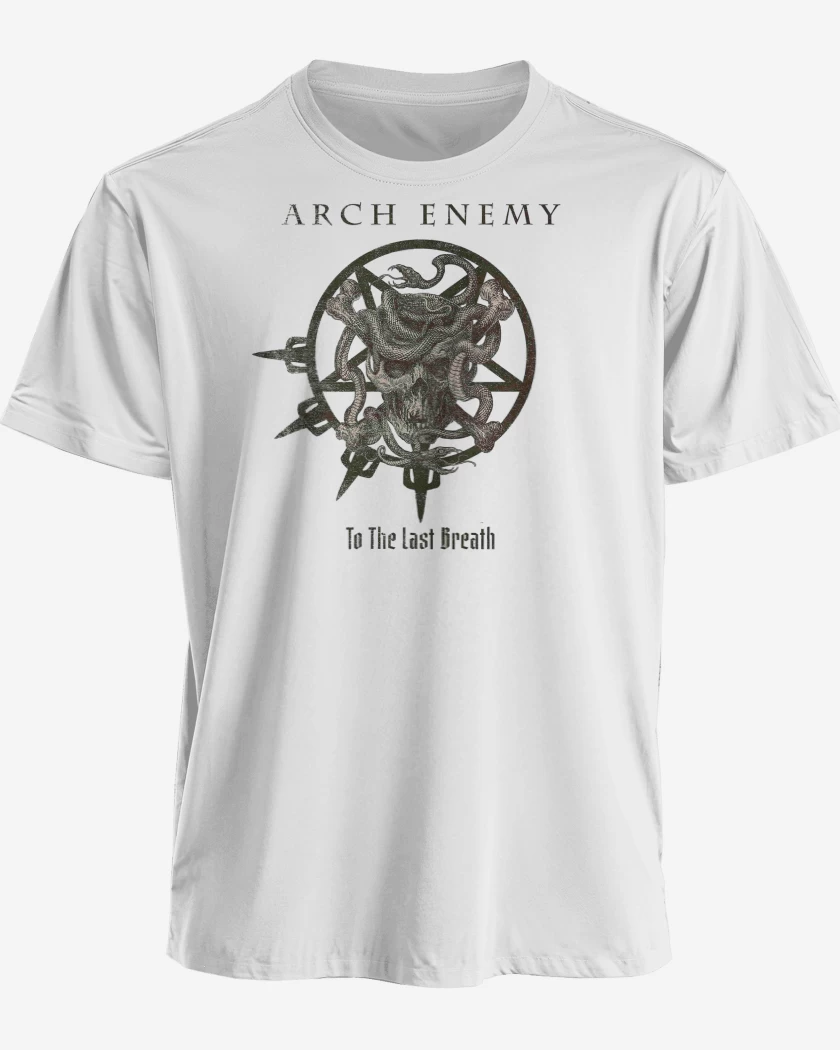 Polera premium Blanco de Arch Enemy To the Last Breath