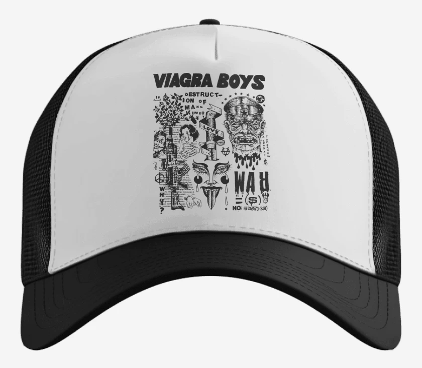 Gorro Blanco de Viagra Boys War