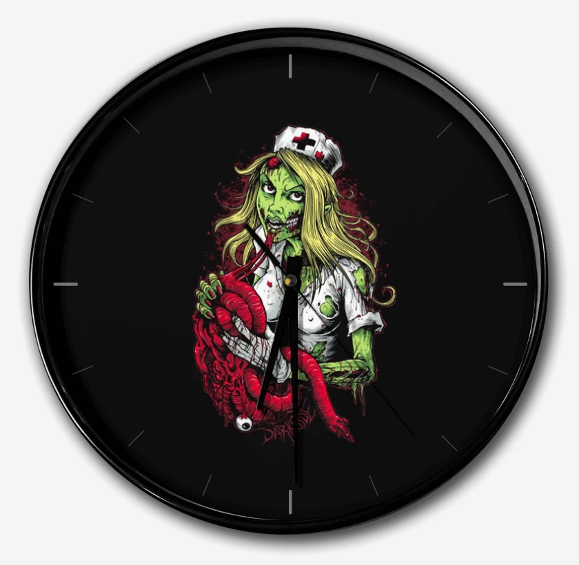 Reloj Negro de Enfermera