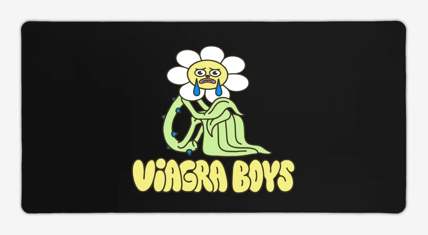Mouse pad Gamer Negro de Viagra Boys
