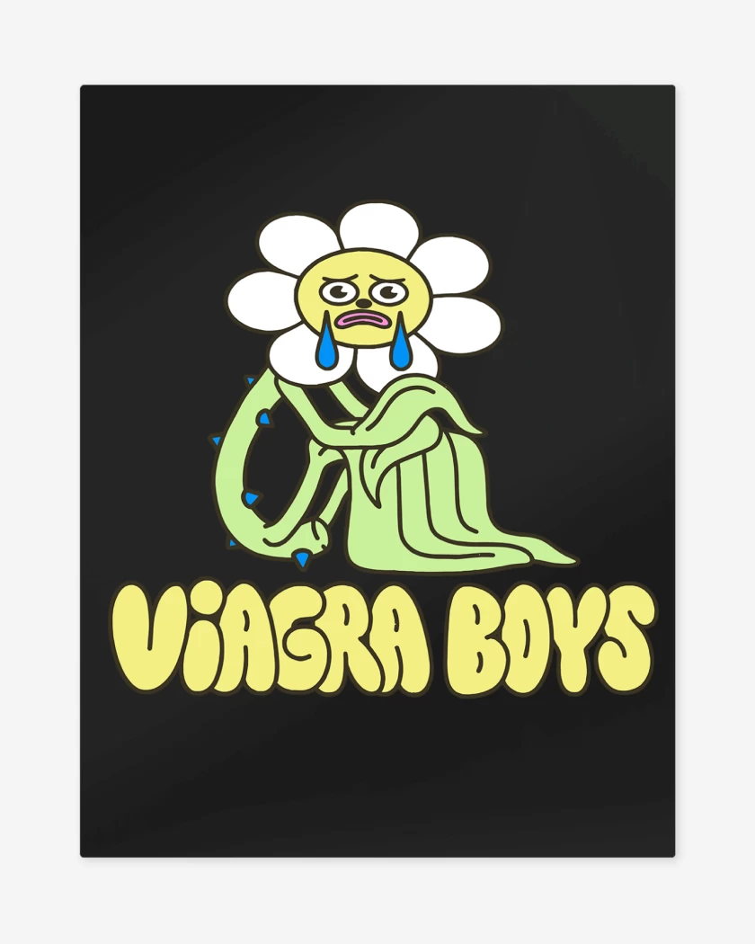 Print metalico Negro de Viagra Boys