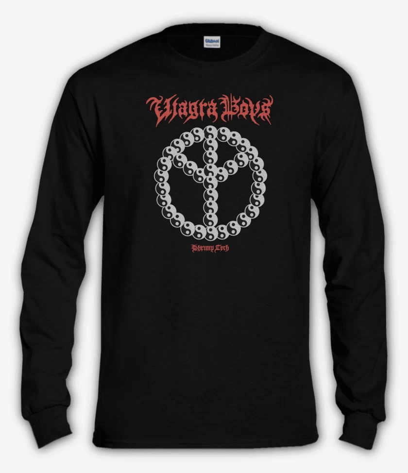 Polera manga larga Negro de Viagra Boys World Peace