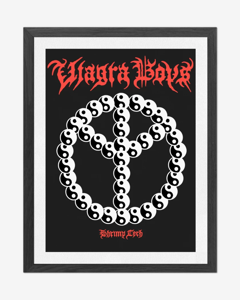 Cuadro decorativo Negro de Viagra Boys World Peace