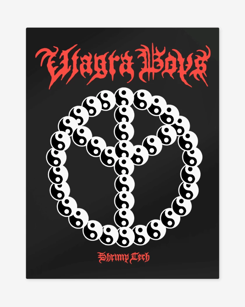 Print metalico Viagra Boys World Peace