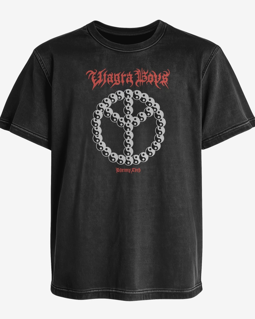 Polera desgastada Viagra Boys World Peace