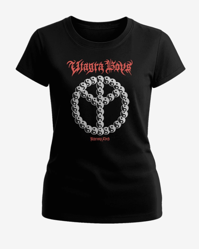 Polera de Mujer Negro de Viagra Boys World Peace
