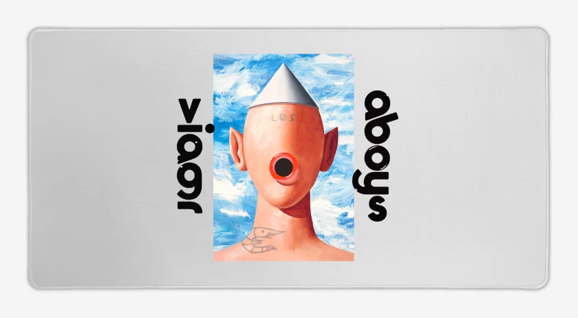 Mouse pad Gamer Blanco de Viagra Boys Los
