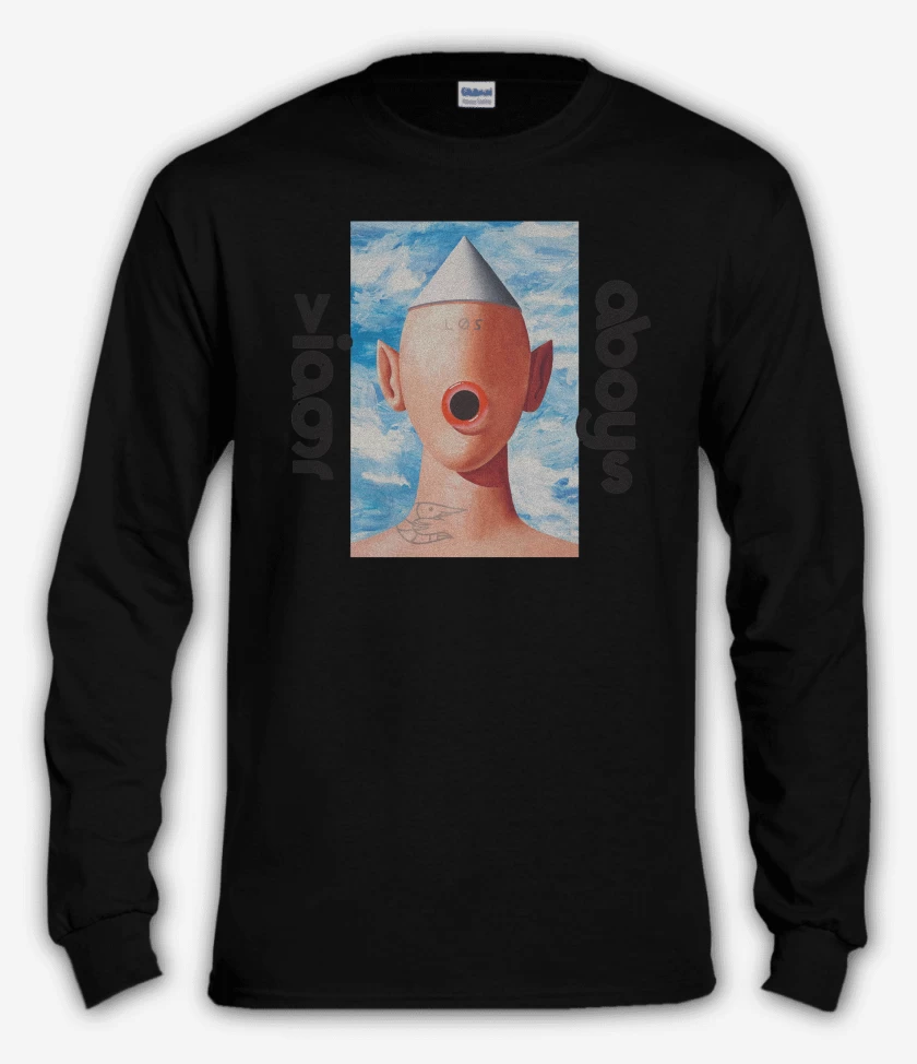 Polera manga larga Negro de Viagra Boys Los