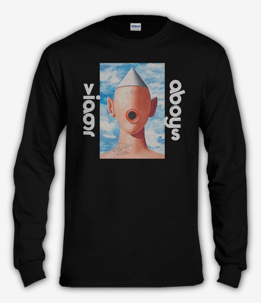 Polera manga larga Negro de Viagra Boys Los B