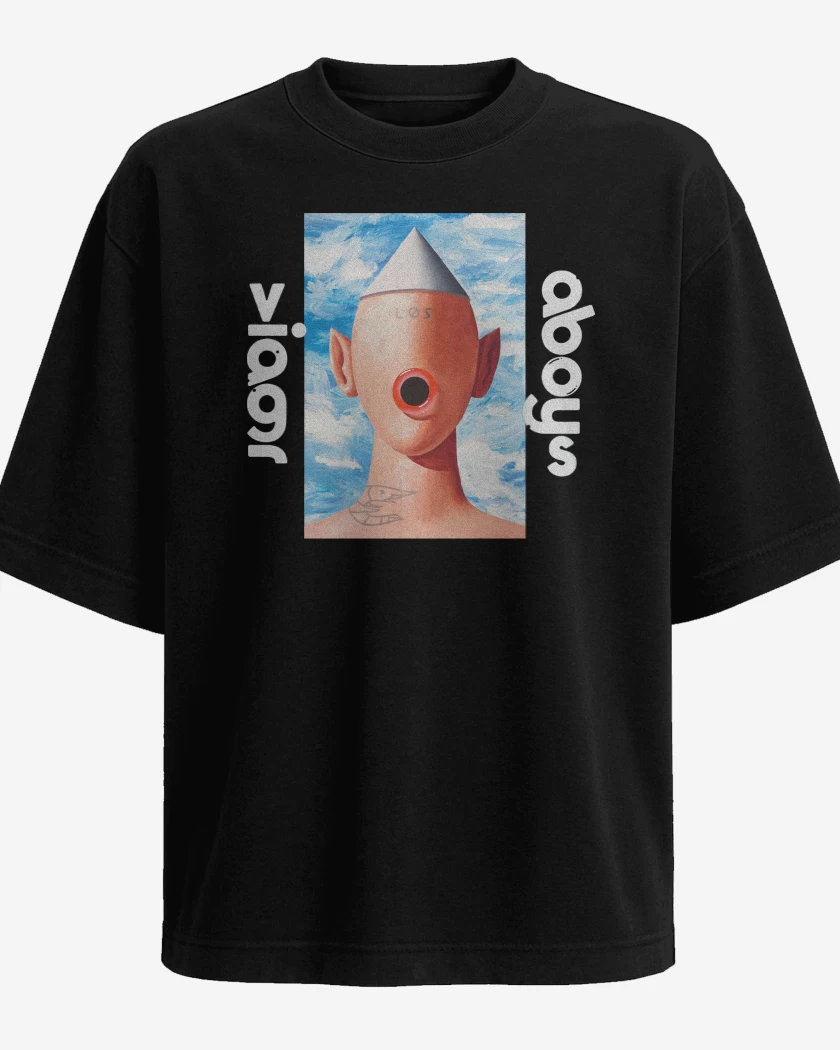 Polera Oversize Negro de Viagra Boys Los B
