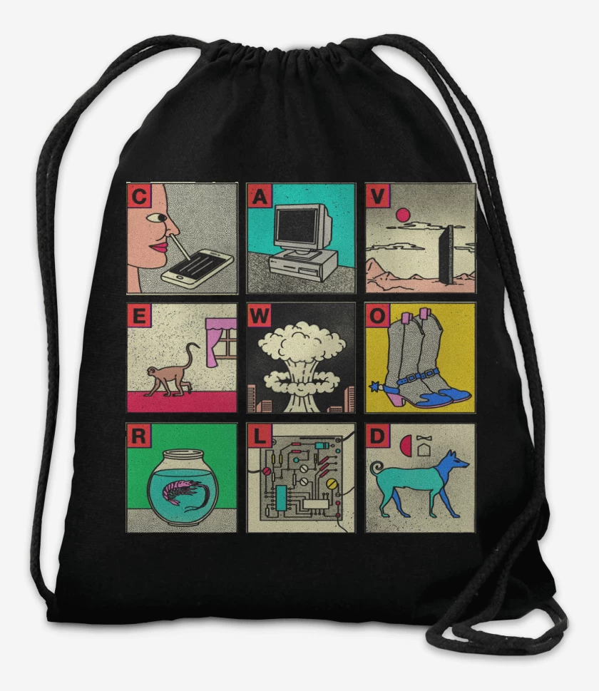 Mochila Negro de Viagra Boys Cave