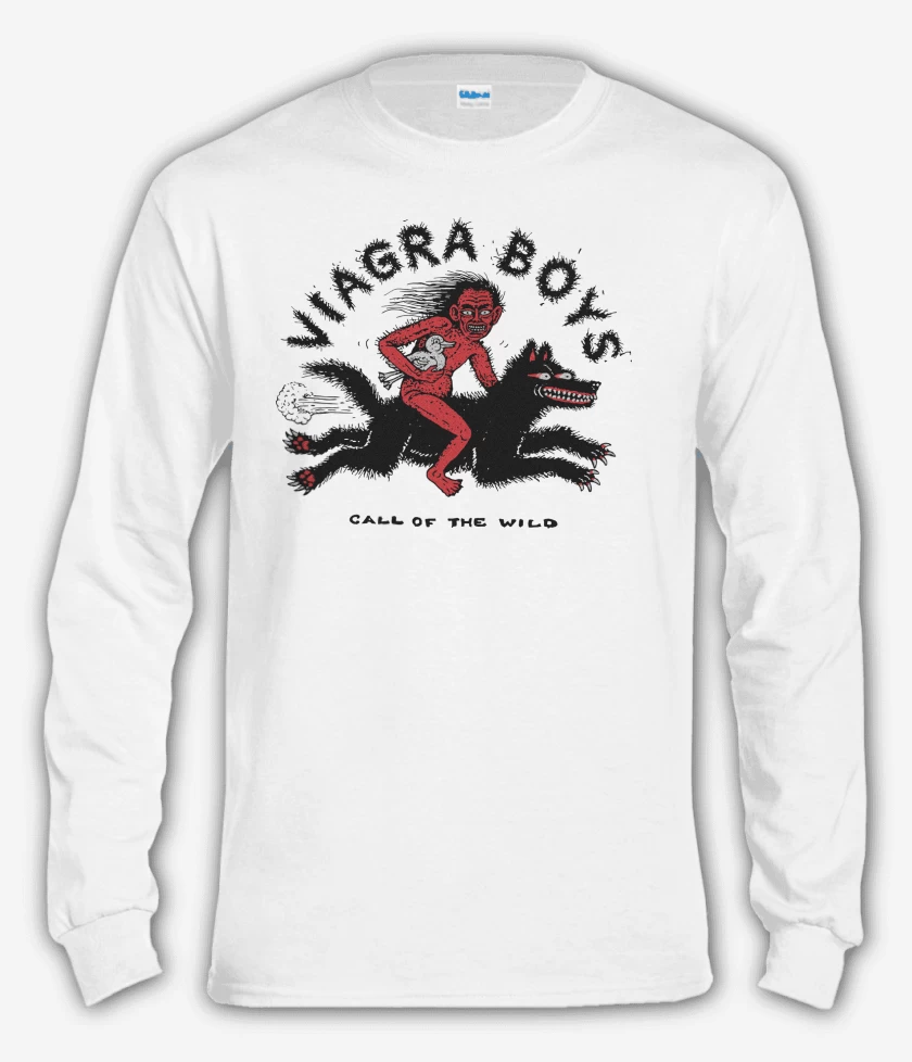 Polera manga larga Viagra Boys Call of the Wild N
