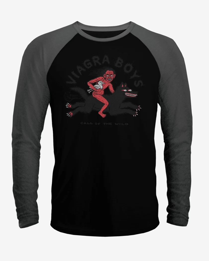 Polera Raglan Viagra Boys Call of the Wild N