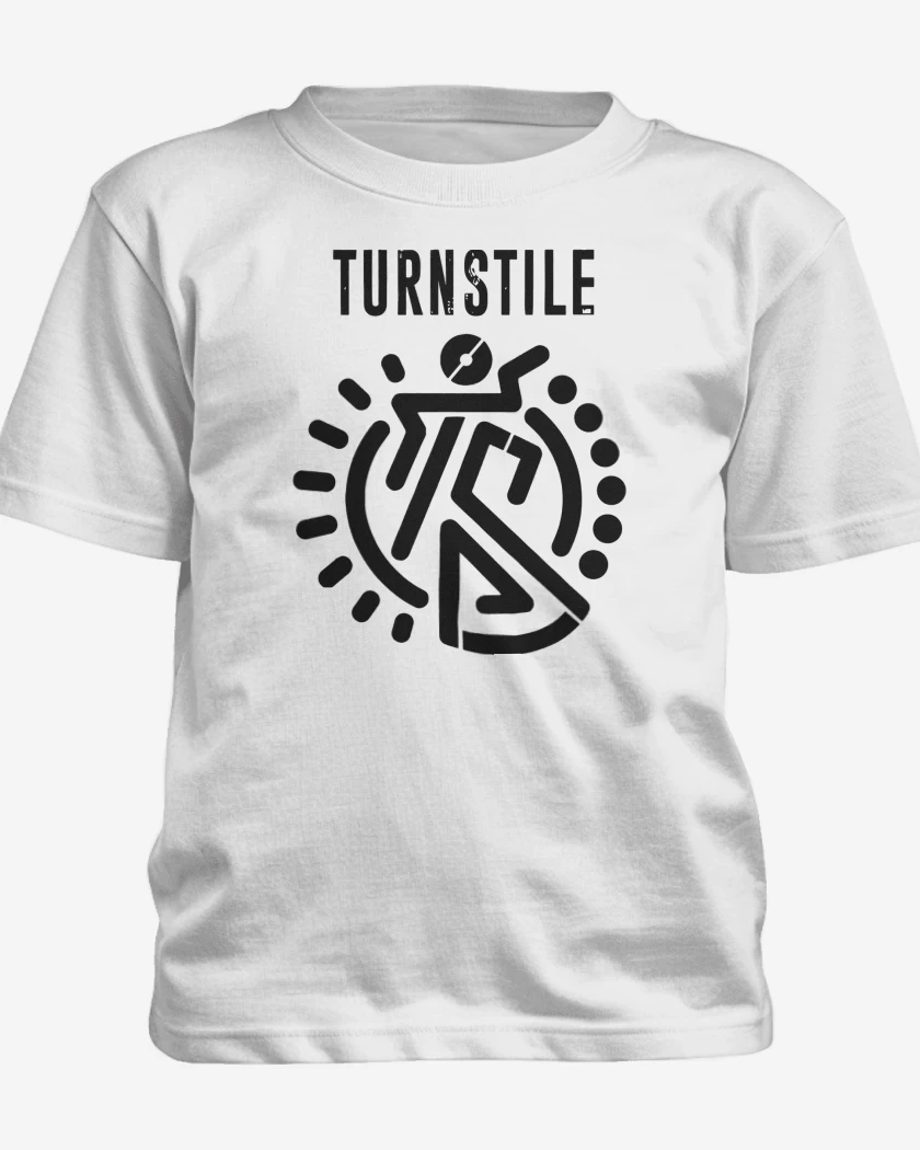 Polera de niño Blanco de Turnstile Logo