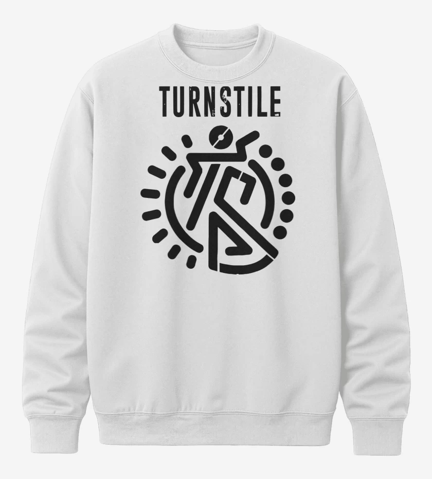 Poleron polo Blanco de Turnstile Logo