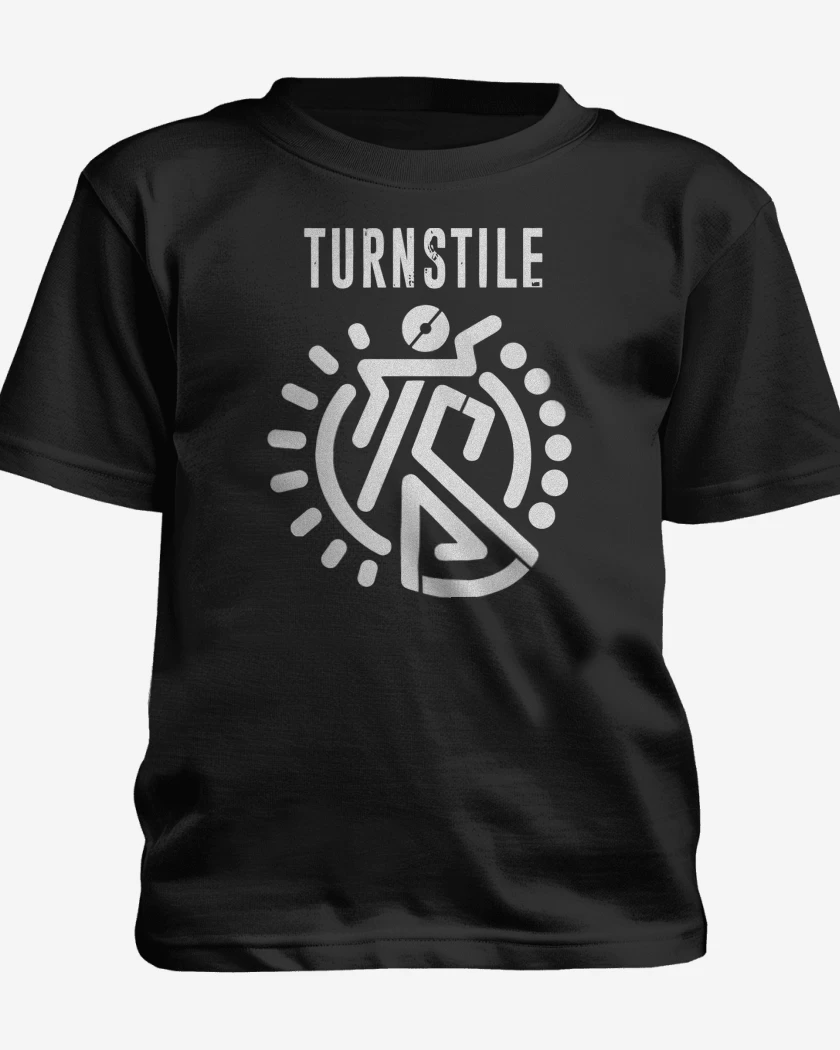 Polera de niño Negro de Turnstile Logo B