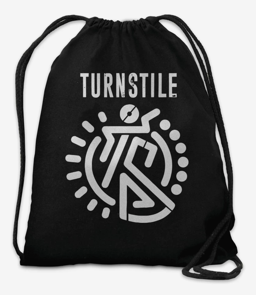 Mochila Negro de Turnstile Logo B