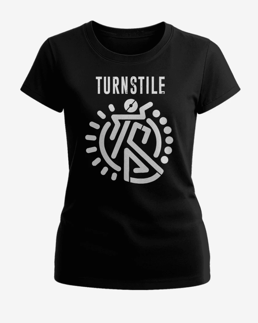 Polera de Mujer Negro de Turnstile Logo B