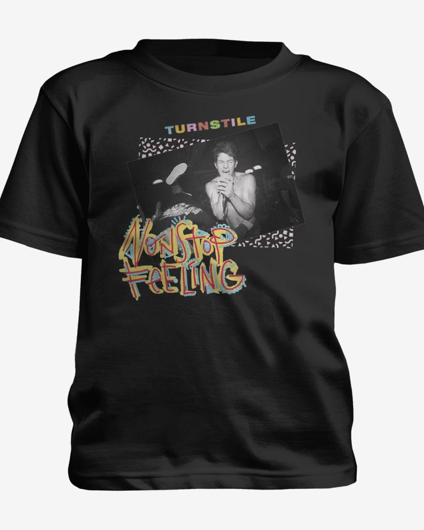 Polera de niño Negro de Turnstile Non Stop Feeling
