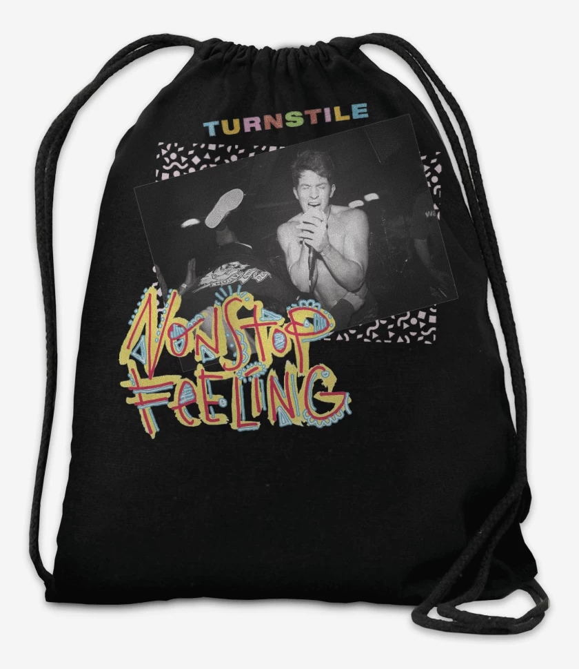 Mochila Negro de Turnstile Non Stop Feeling