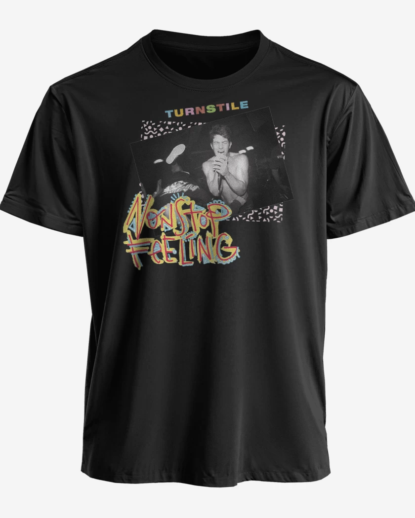 Polera premium Negro de Turnstile Non Stop Feeling