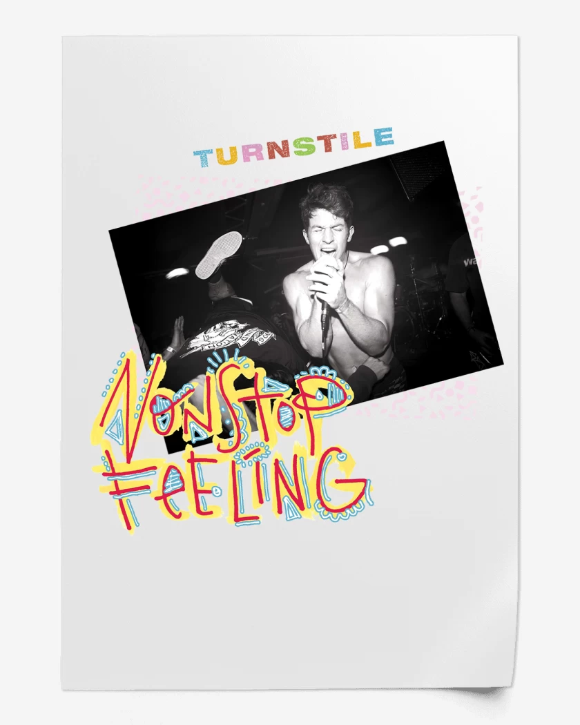 Print Blanco de Turnstile Non Stop Feeling
