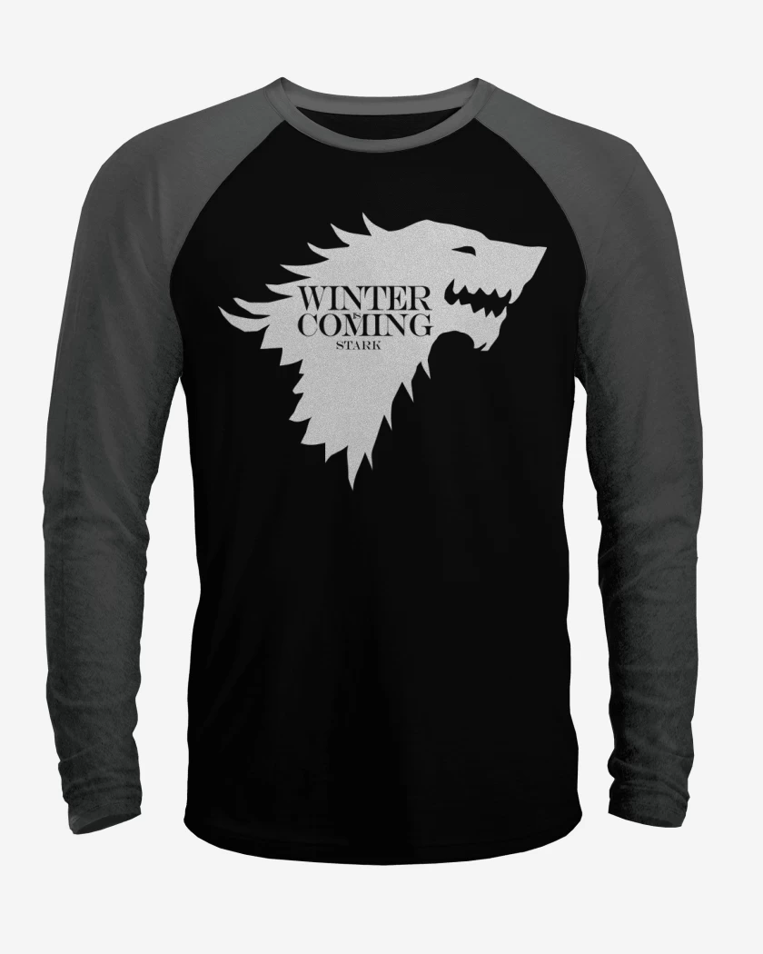 Polera Raglan Winter Is Coming Stark