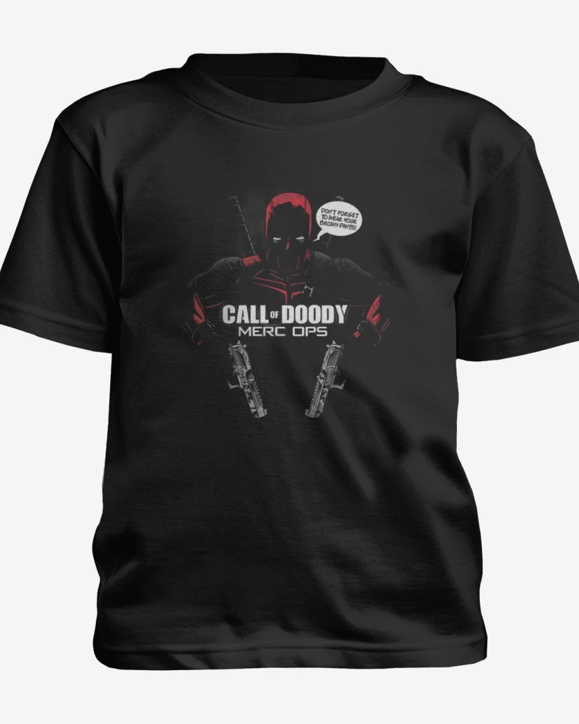 Polera de niño Negro de Dead duty