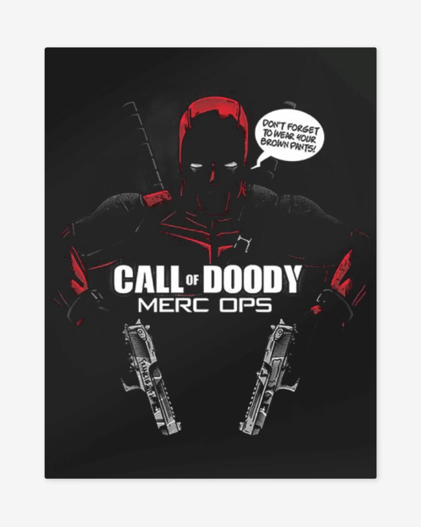 Print metalico Negro de Dead duty