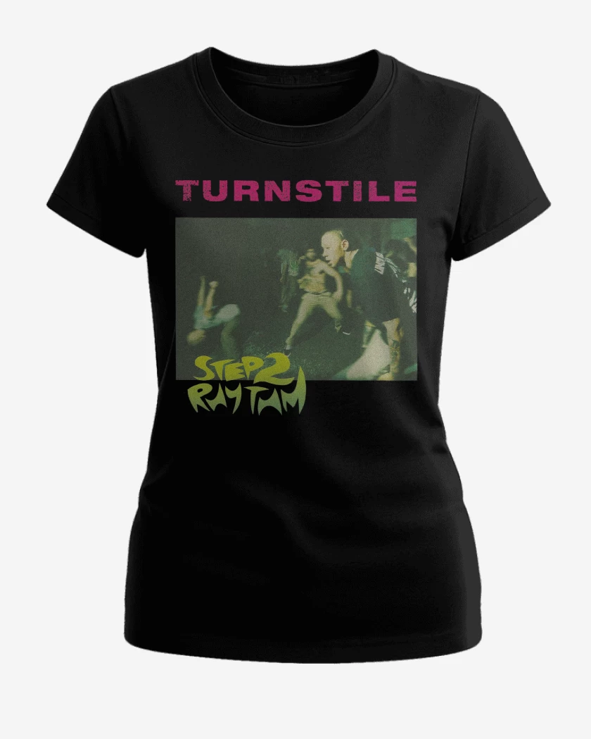 Polera de Mujer Negro de Turnstile Step 2 Rhythm 