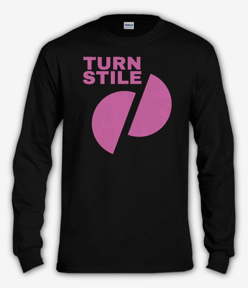 Polera manga larga Negro de Turn Stile