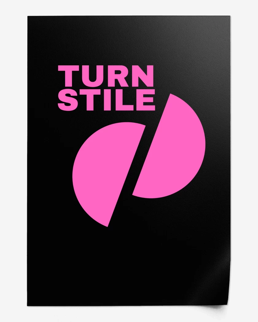 Print Negro de Turn Stile