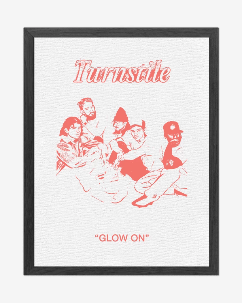 Cuadro decorativo Blanco de Turnstile Glow On Band