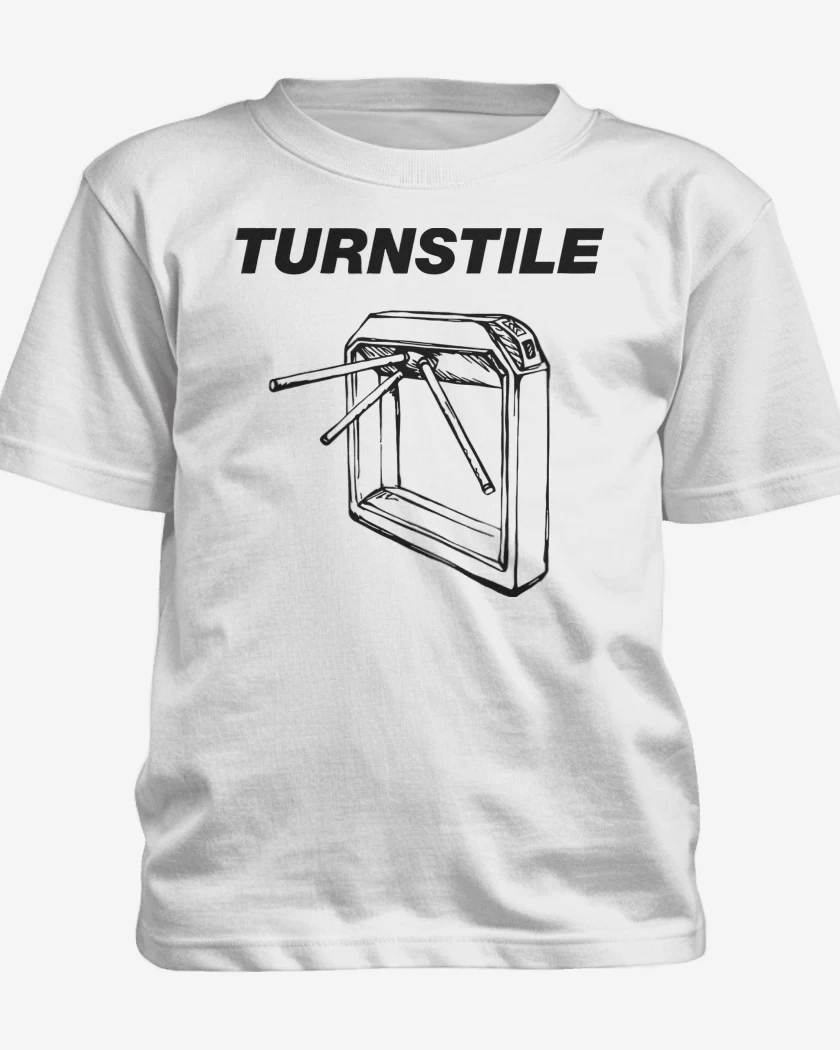 Polera de niño Blanco de Turnstile
