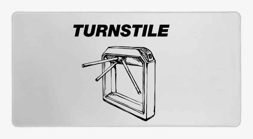 Mouse pad Gamer Blanco de Turnstile