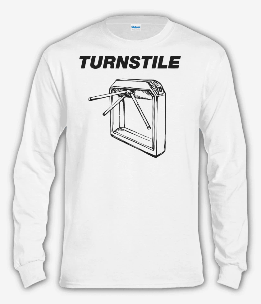 Polera manga larga Blanco de Turnstile