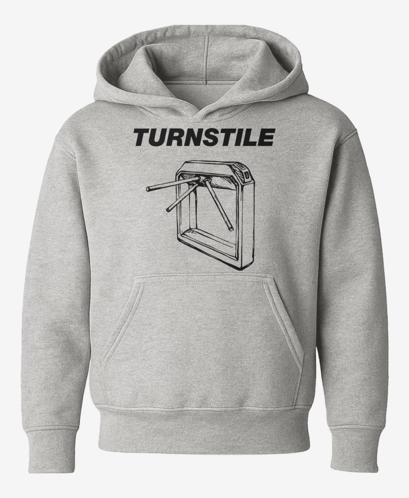 Poleron de niño Gris Melange de Turnstile