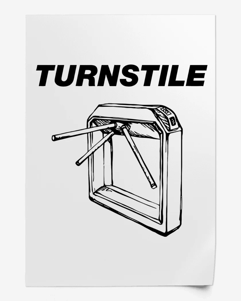 Print Blanco de Turnstile