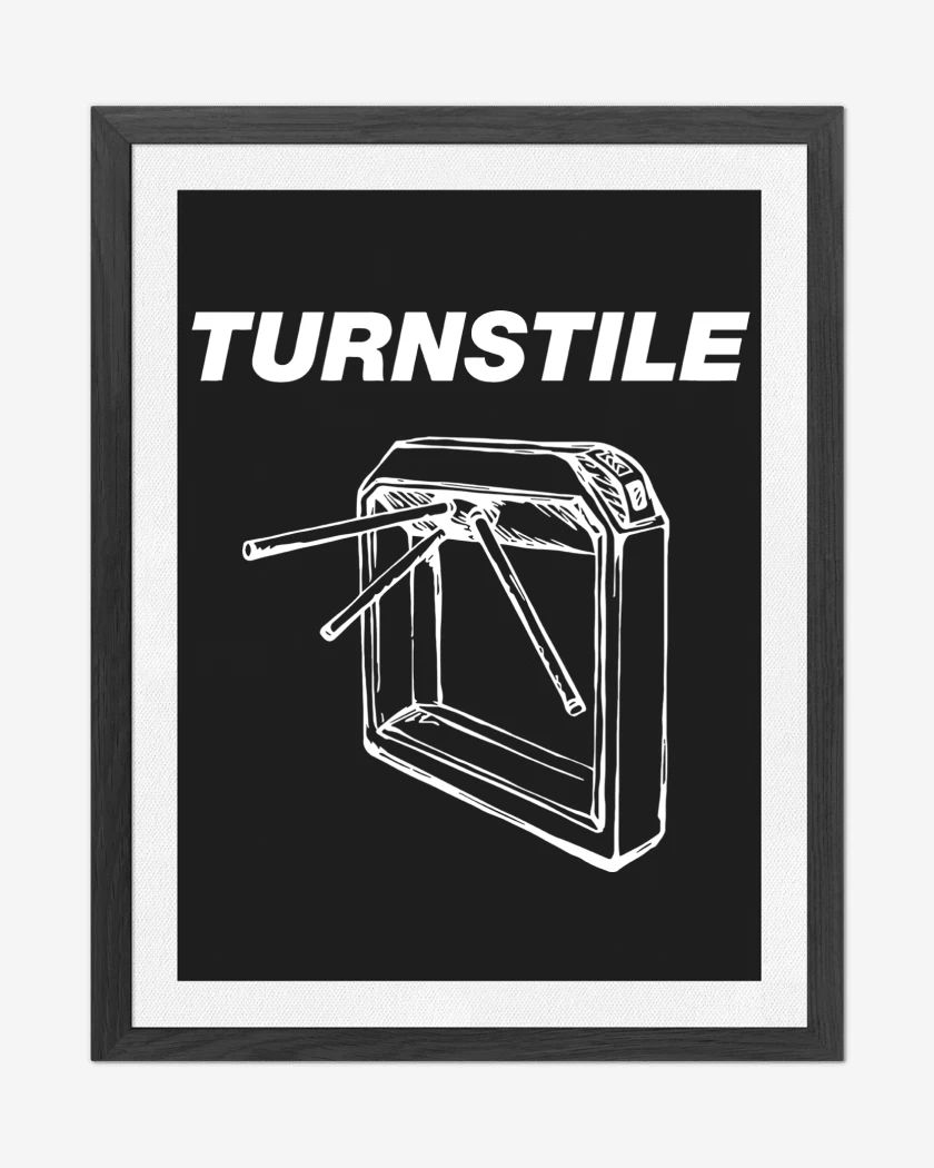 Cuadro decorativo Negro de Turnstile B