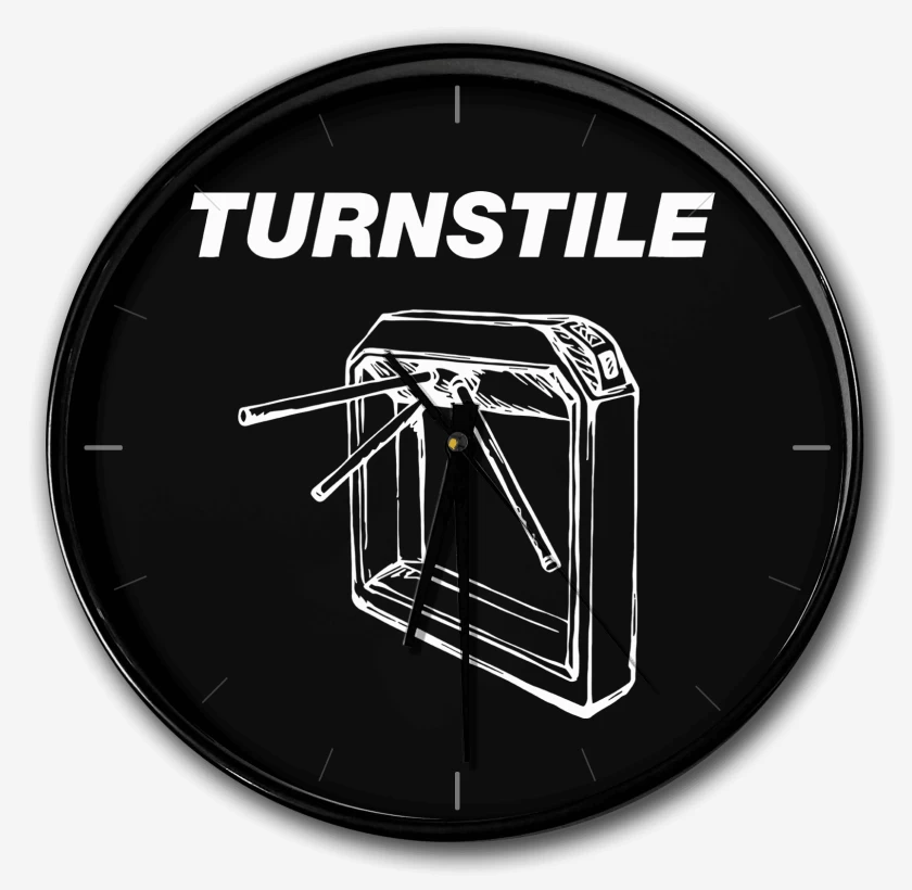 Reloj Negro de Turnstile B