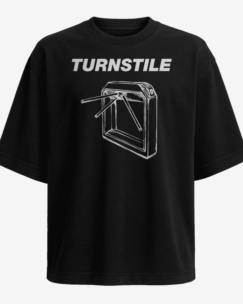Polera Oversize Negro de Turnstile B