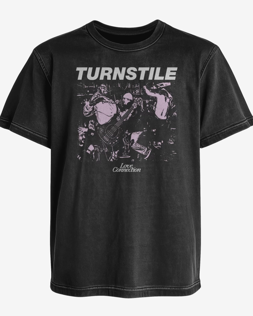 Polera desgastada Negro de Turnstile TLC 