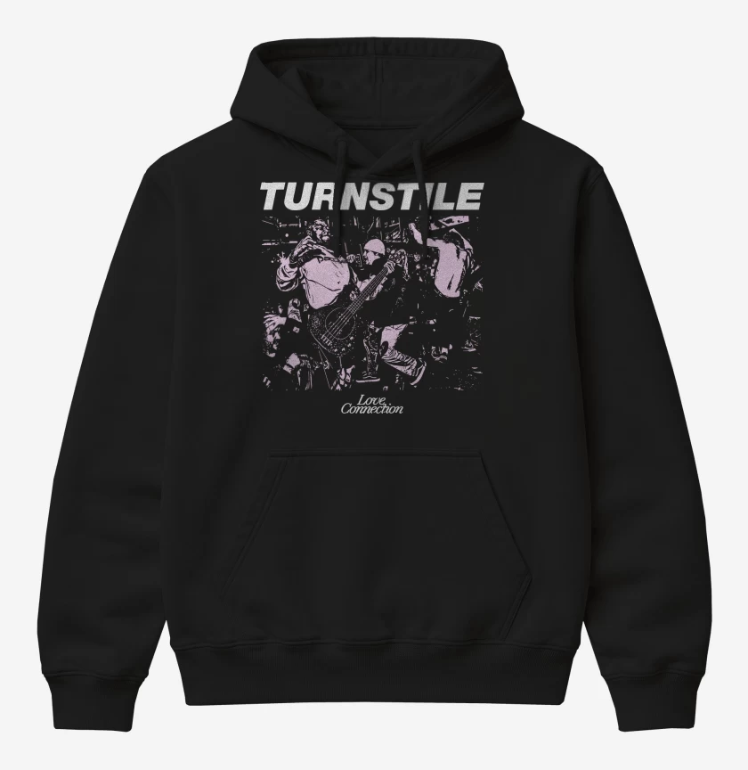 Poleron Canguro básico Negro de Turnstile TLC 