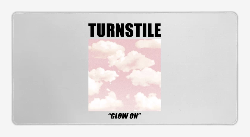 Mouse pad Gamer Blanco de Turnstile Glow On N