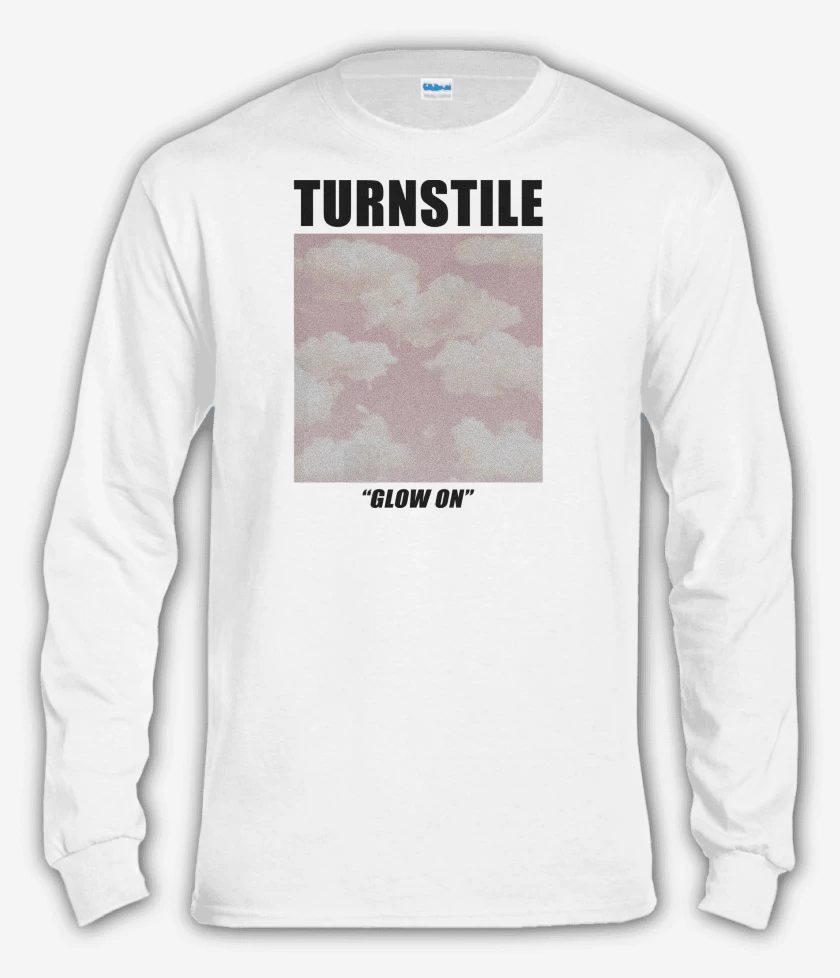 Polera manga larga Blanco de Turnstile Glow On N