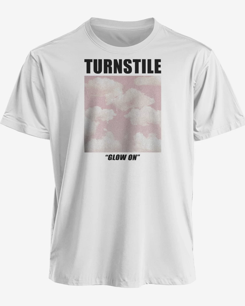 Polera premium Blanco de Turnstile Glow On N