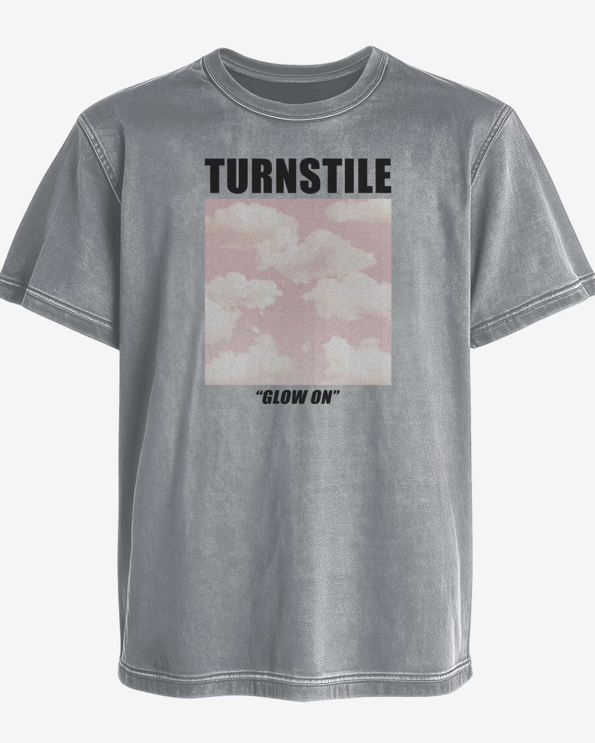 Polera desgastada Turnstile Glow On N