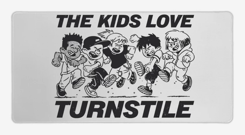Mouse pad Gamer Blanco de Turnstile Kids